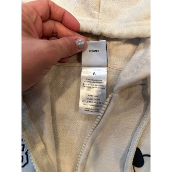 Disney mickey varsity zippered Hoodie small g19 - Picture 2 of 3